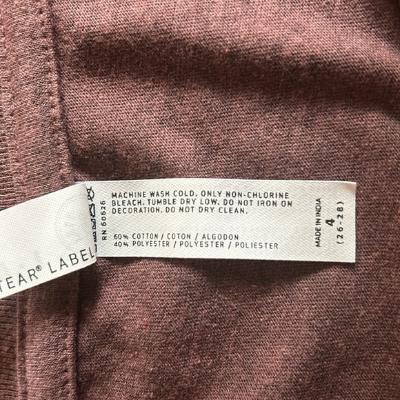 #087 L.A.T. Live and Tell Tee (4 - 26/28) Marled Maroon & Brown - Picture 5 of 7